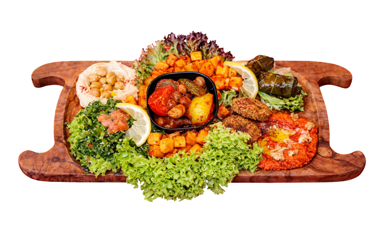 صحن نباتي صرف